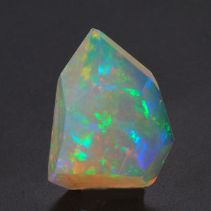 16ct Faceted Welo Opal Rainbow Color