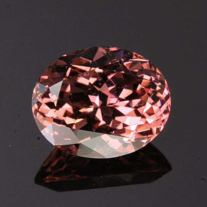 Reddish/Brown Oval Malaya Garnet Gemstone 6.38 Carat