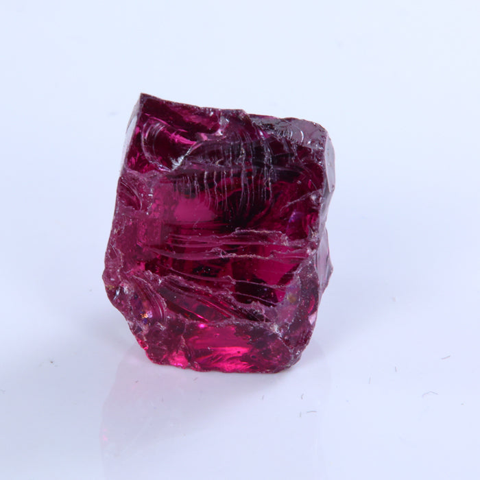 Violet Red Portuguese Square Rhodolite Garnet Gemstone 8.39 Carats