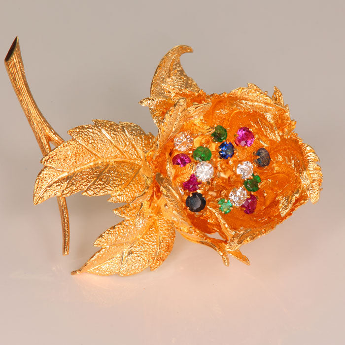 Estate Pin in 18 Karat Gold