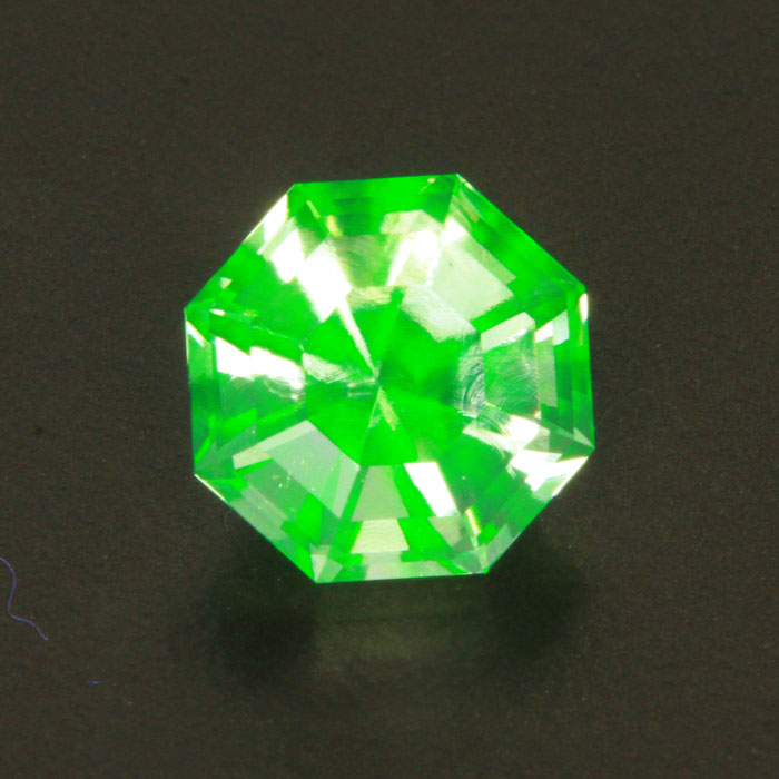 Daylight Fluorescent Stepped Hexagon Hyalite Opal 3.57 Carats