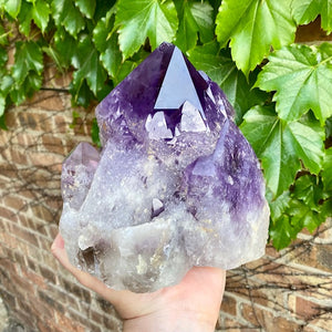 Deep Purple Amethyst Crystal Cluster