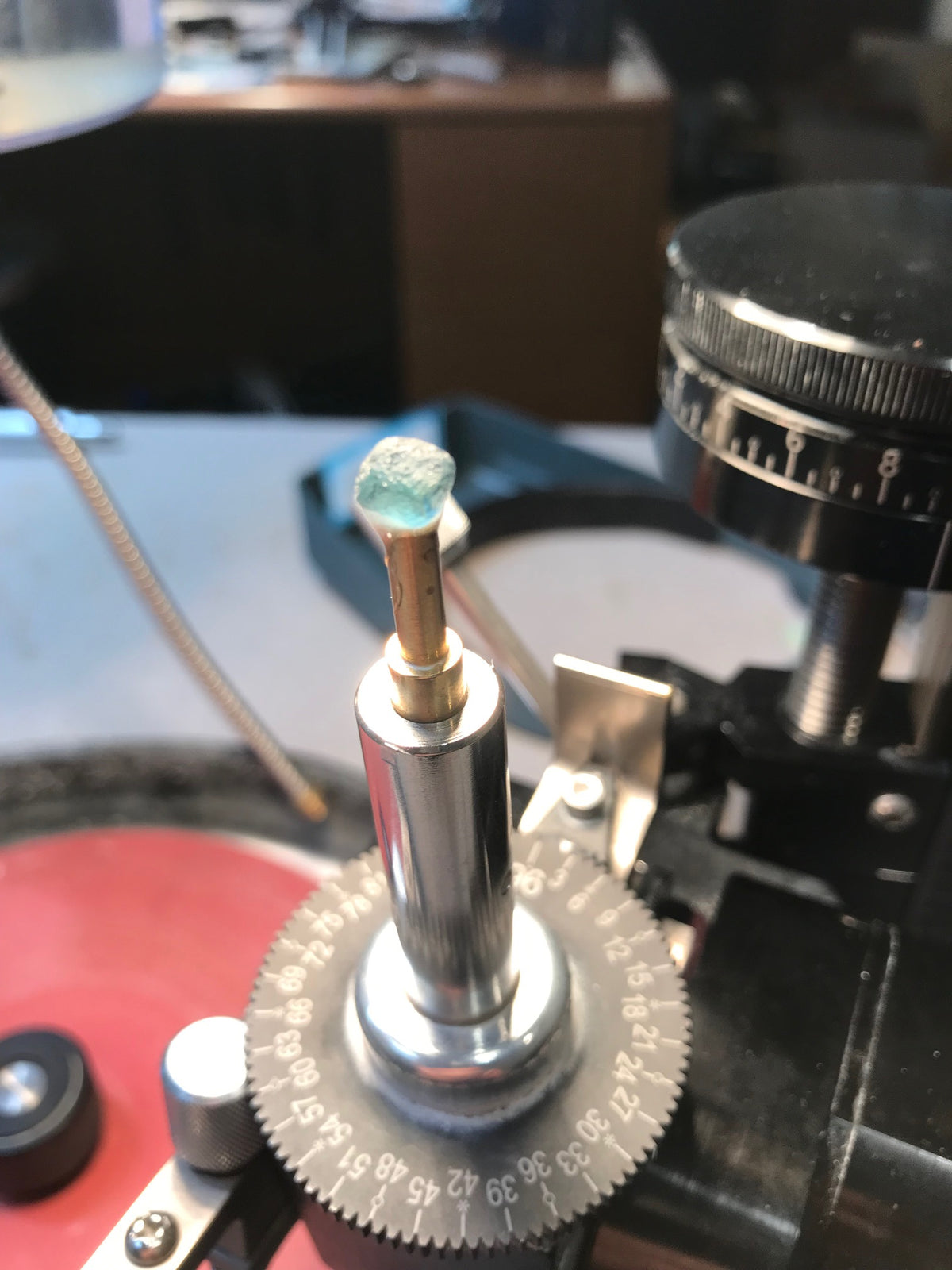 Blue Green Stepped Modified Emerald Cut Montana Sapphire 1.36 Carats