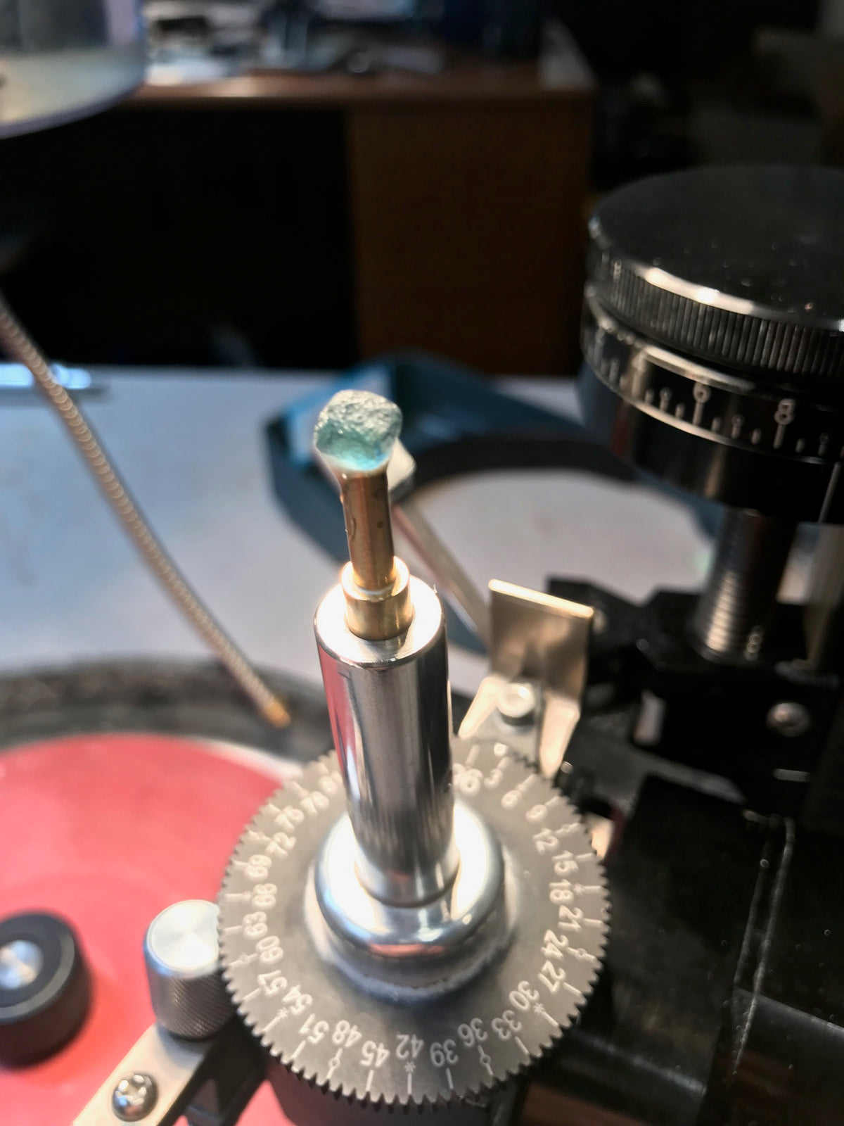 Blue Green Stepped Modified Emerald Cut Montana Sapphire 1.36 Carats