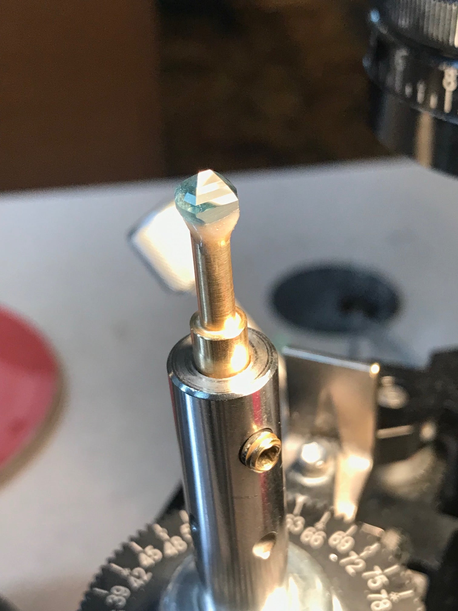 Blue Green Stepped Modified Emerald Cut Montana Sapphire 1.36 Carats