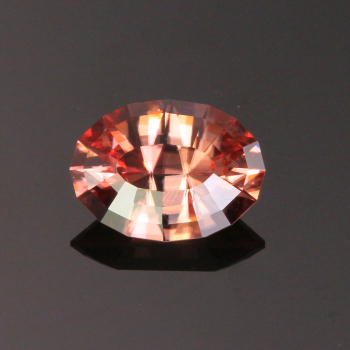 oval imperial zircon pink
