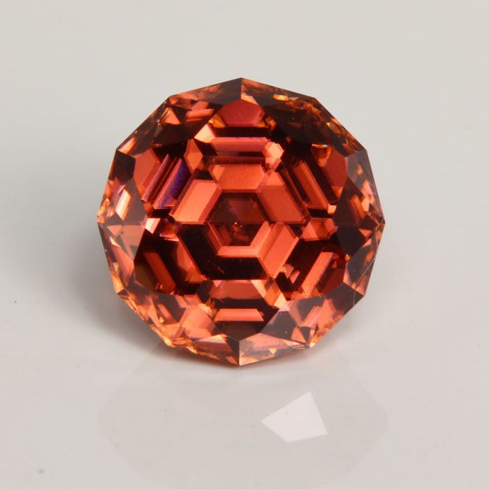 (ON HOLD GT) Round Brilliant Cut Imperial Zircon Gemstone 11.35cts