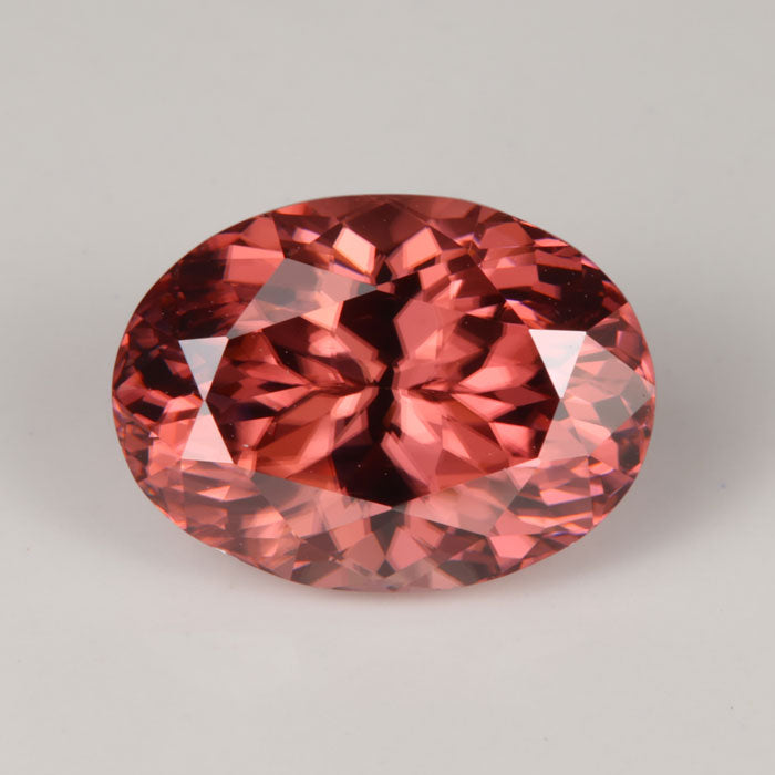 Oval Imperial Zircon Gemstone 8.52 cts