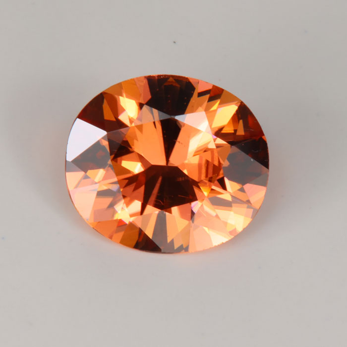 Oval Imperial Zircon Gemstone 4.76 Carats