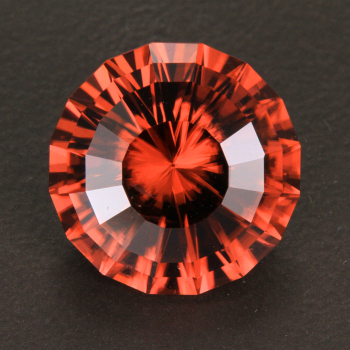 Round Brilliant Cut Imperial Zircon 10.79 Carats