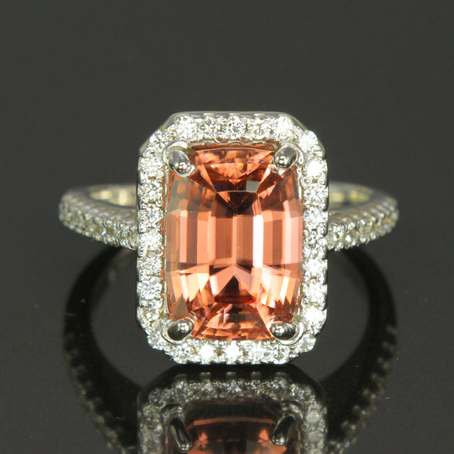 Imperial Zircon Antique Cushion custom design