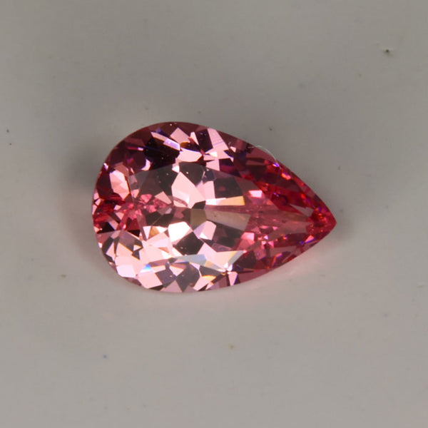 Peach Heart Shaped Sapphire Gemstone 1.65cts - Moriartys Gem Art
