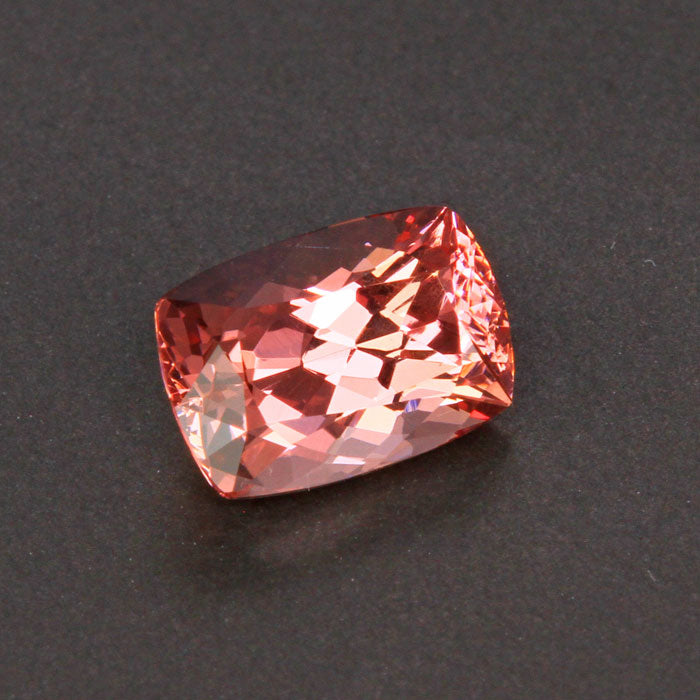 Pink/Orange Antique Cushion Mahenge Malaya Garnet Gemstone 3.55 Carats