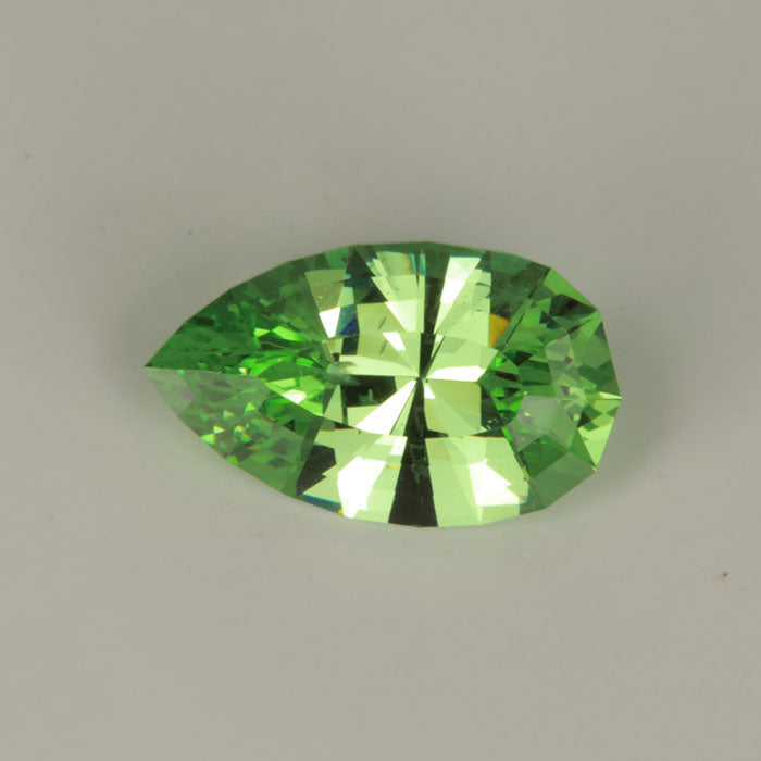 Pear Shape Merleani Mint Garnet Gemstone 3.40cts