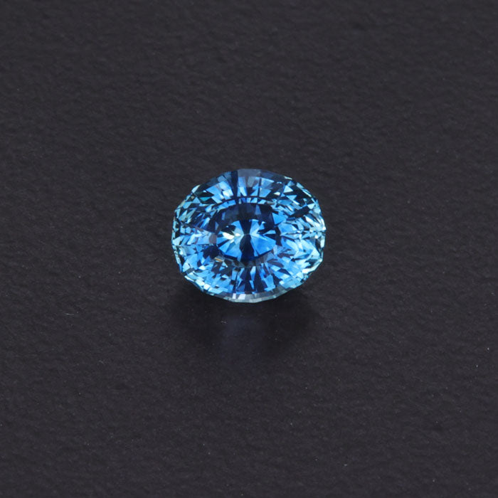 Light Blue Stepped Oval Montana Sapphire Gemstone 1.52 Carats