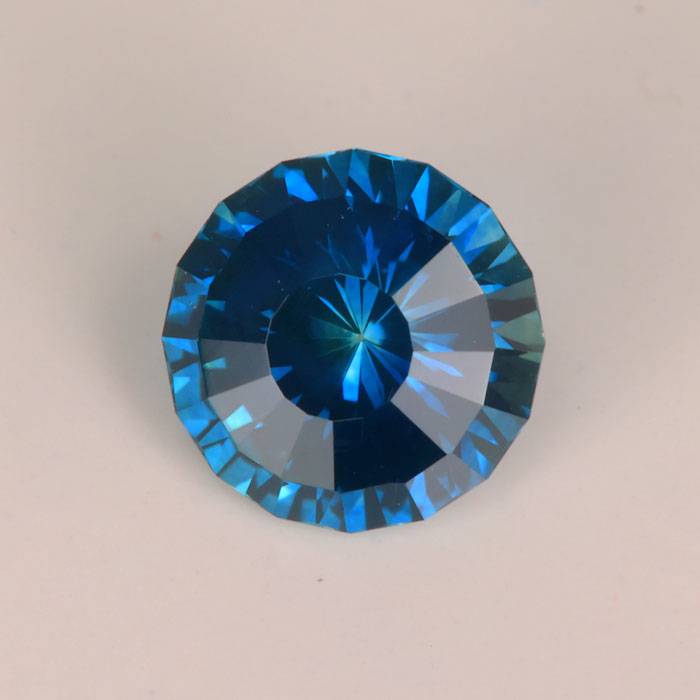 Round Brilliant Montana Sapphire Gemstone 1.34cts