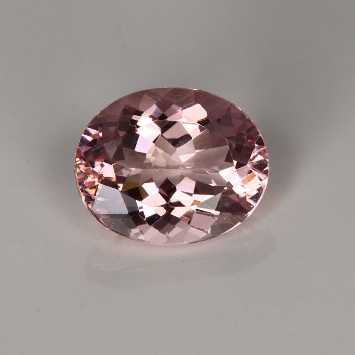 On Hold for Patrick  Oval Morganite Gemstone 3.55 Carats