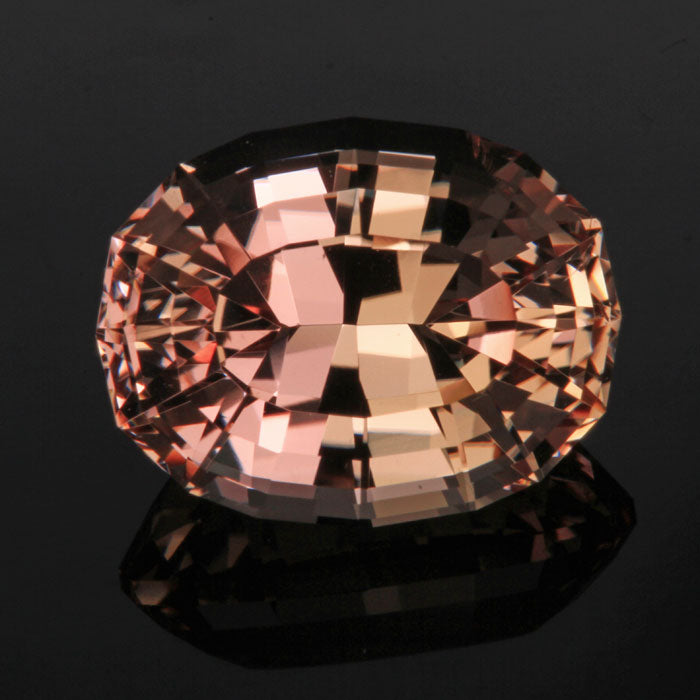 Stepped Oval Morganite Gemstone 16.26 Carats
