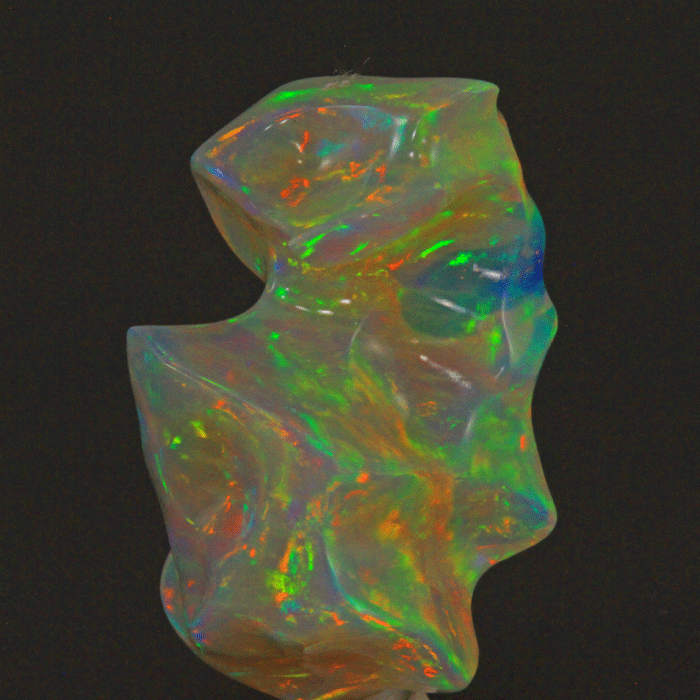 Freeform Carved Welo Opal 