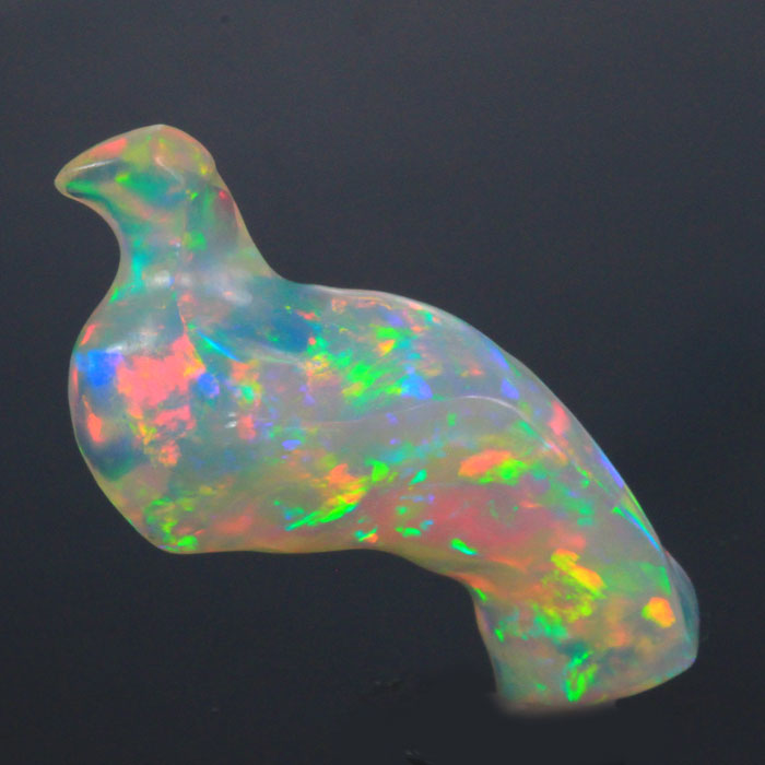 Intense Color "Dove of Peace" Ethiopian Opal 