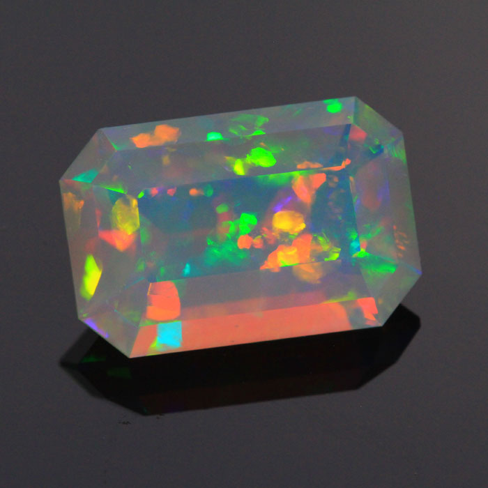 7.71ct Emerald Cut Welo Opal