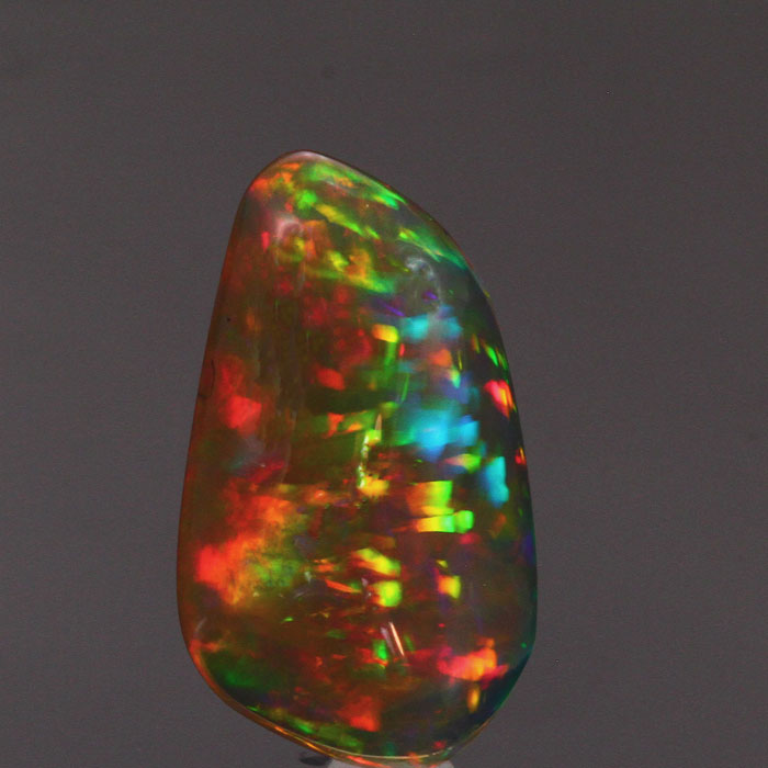 Semi-Black Freeform Cabochon Opal Gemstone 9.25 Carats