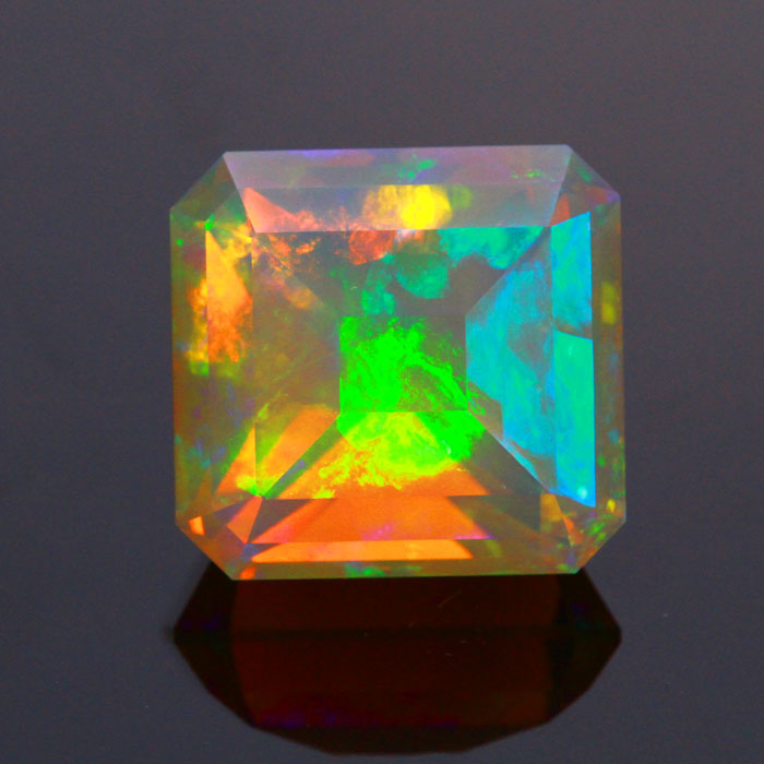 Stepped Emerald Cut Welo Opal  Gemstone 20.20 Carats