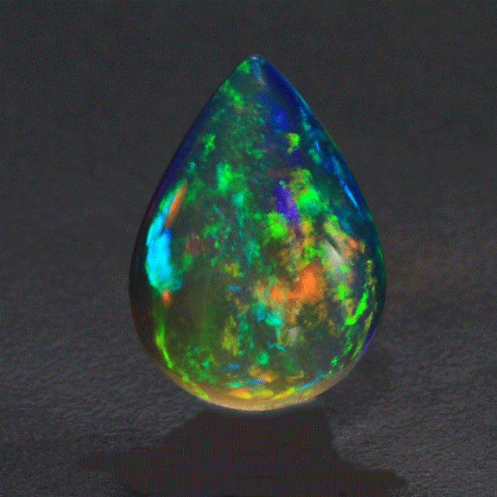 8.9ct Pear Shape Brilliant Cut Welo Opal