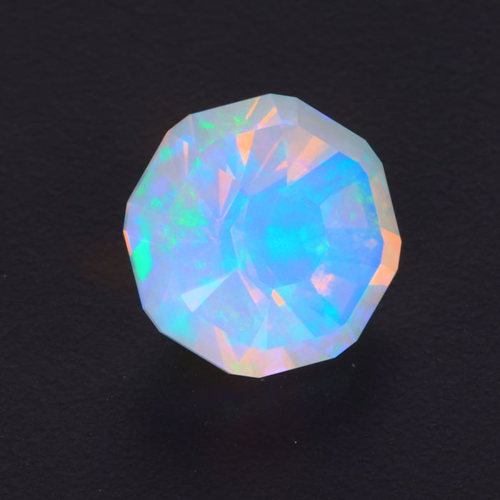 Faceted Octogan Welo Opal