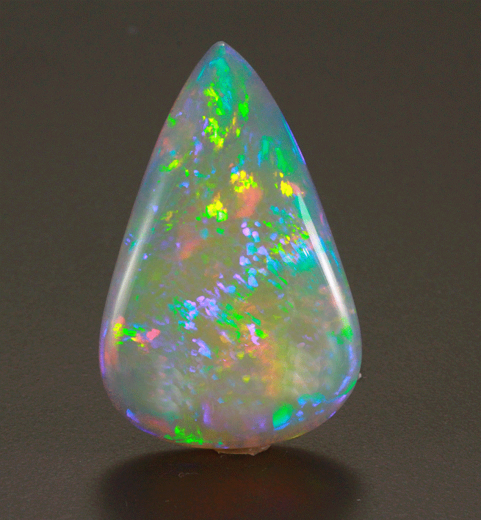 Pear Shape Brilliant Cut Crystal Welo Opal 47.00 Carats