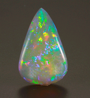 Pear Shape Brilliant Cut Crystal Welo Opal Gemstone 47.00 Carats