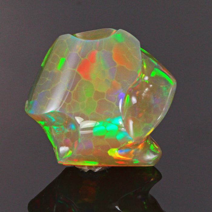 Rainbow Color Sculptured Opal 