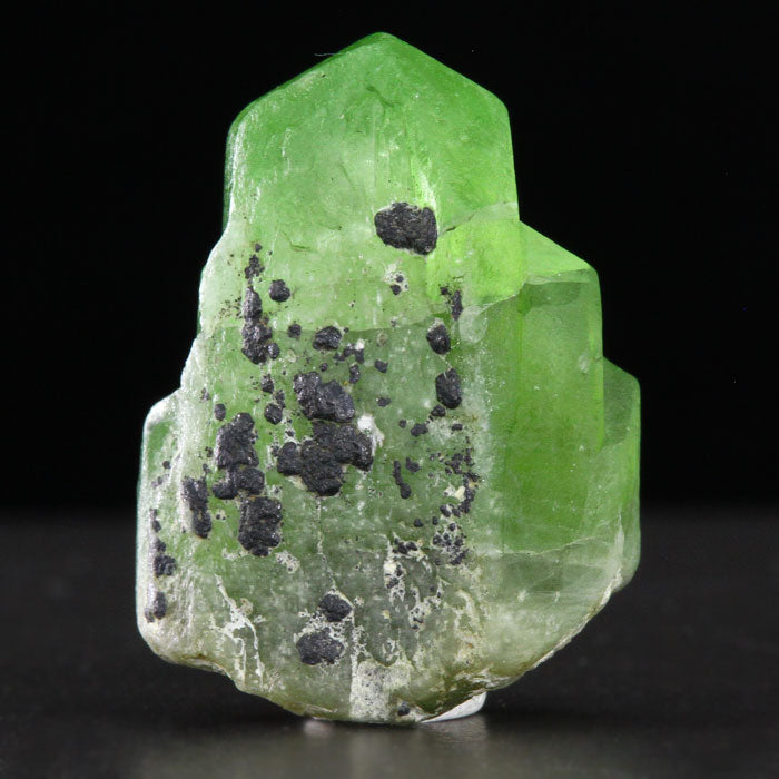 Raw peridot crystal Green specimen