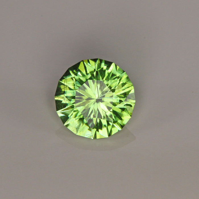 Blue/Green Round Peridot from Pakistan Gemstone 4.05 Carats