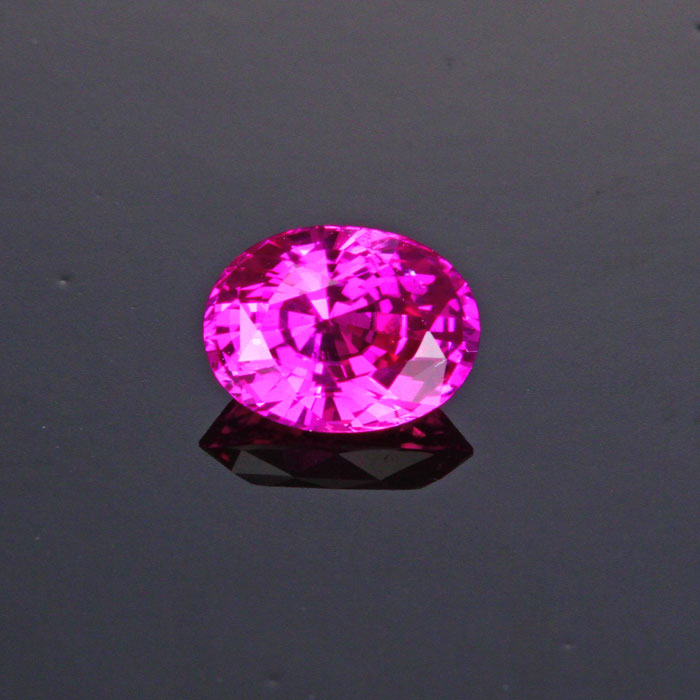 Pink Oval Sapphire Gemstone 1.07 Carats
