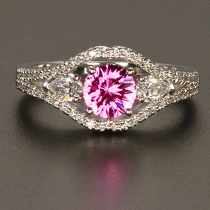 Pink 2025 gem ring