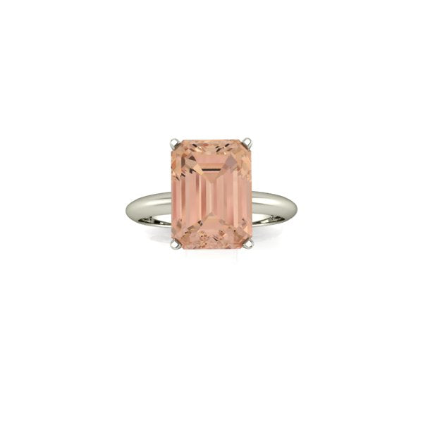 For Renee: Barion Style Emerald Cut Morganite Gemstone 3.97 Carats