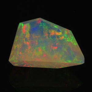 moriarty's gem art Rainbow Colors Faceted Welo Opal Gemstone 16.00 Carats