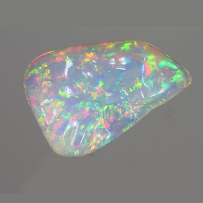 Rainbow Colors Freeform Cabochon Welo Opal  Gemstone 14.0 Carats Moriarty&#39;s Gem Art