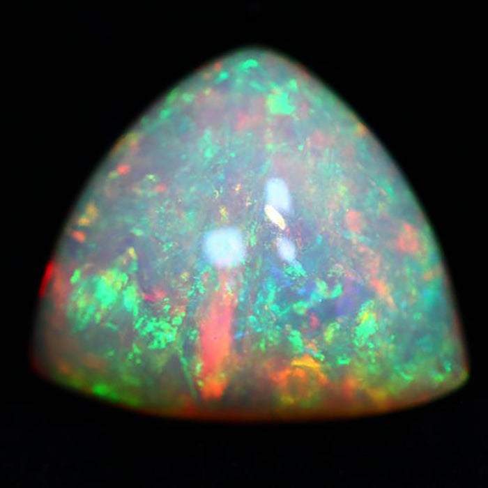 moriarty's gem art Rainbow Colors Trilliant Welo Ethiopian Opal Gemstone 18.50 Carats