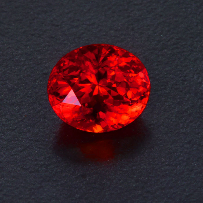 Red Orange Oval Rhodochrosite Gemstone 4.35 Carats