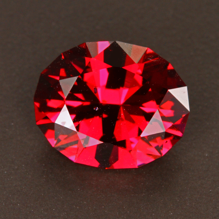 Violet/Red Oval Superior Rhodolite Garnet Gemstone 7.90 Carats