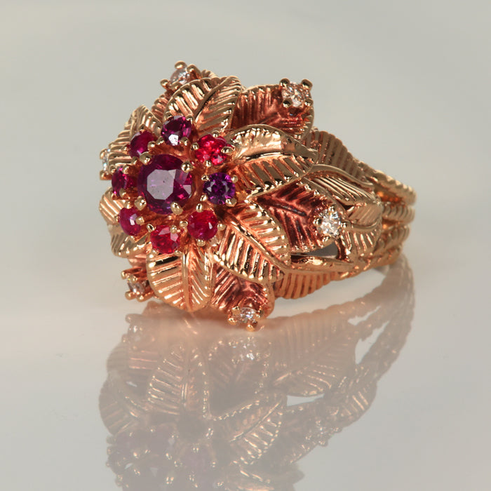 On hold Eileen 14k Yellow Gold Ruby Estate Ring