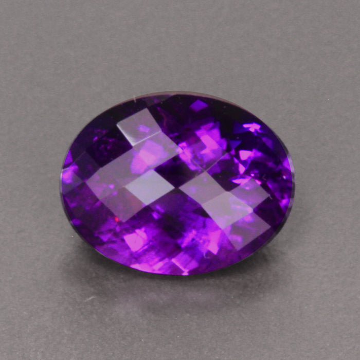 Purple Oval Amethyst Gemstone 10.58 Carats