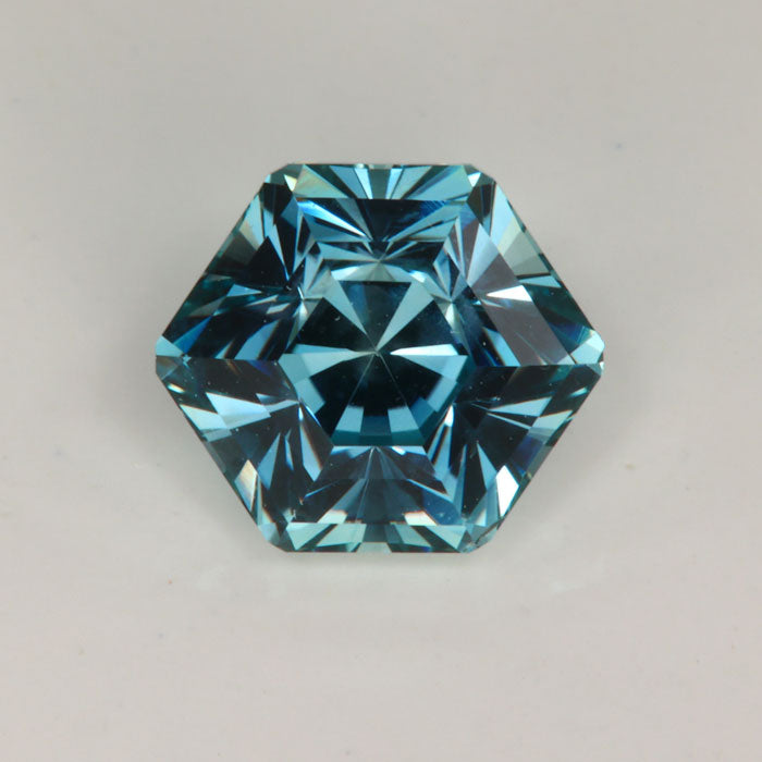 Hexagonal Brilliant Montana Sapphire