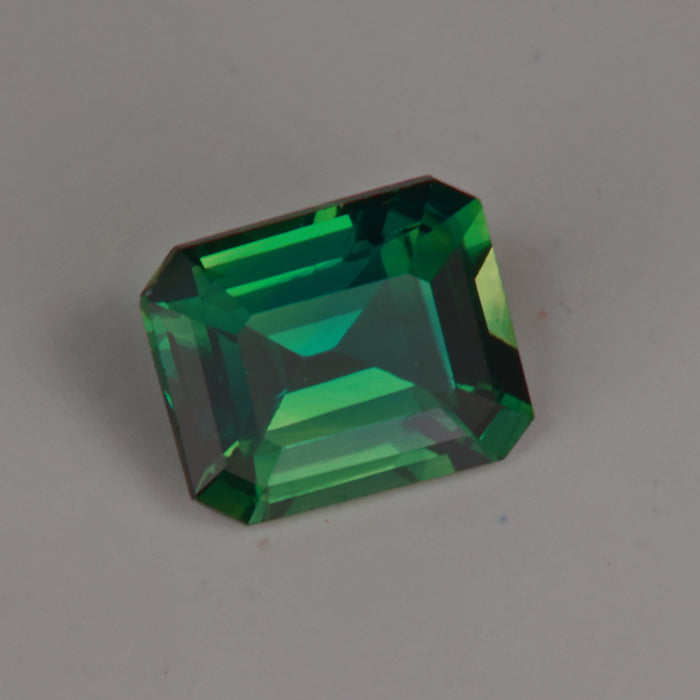 Emerald Cut Green/Blue Sapphire Gemstone 1.02ct