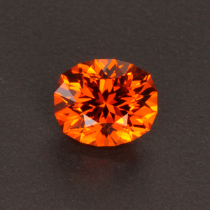 Orange Oval Spessarite Garnet Gemstone 2.92 Carats