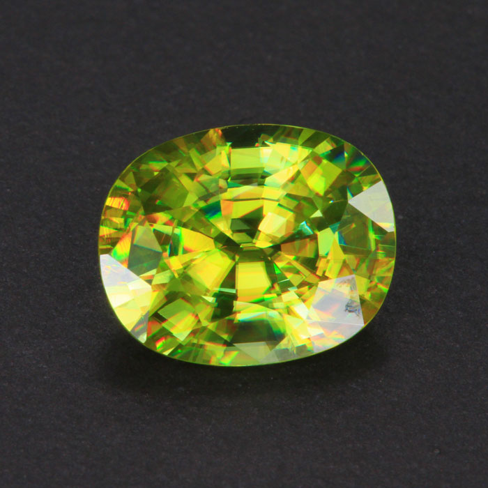 oval sphene from Madagascar