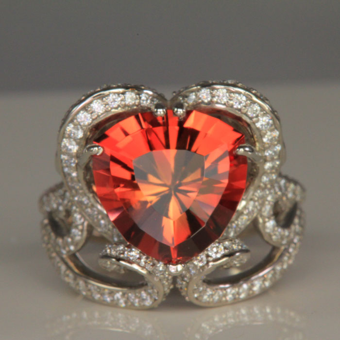 Oregon Sunstone and Diamond Sophia Ring - sterling silver | Stone Love –  Amanda K Lockrow