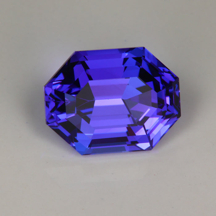 Blue Violet Emerald Cut Tanzanite 